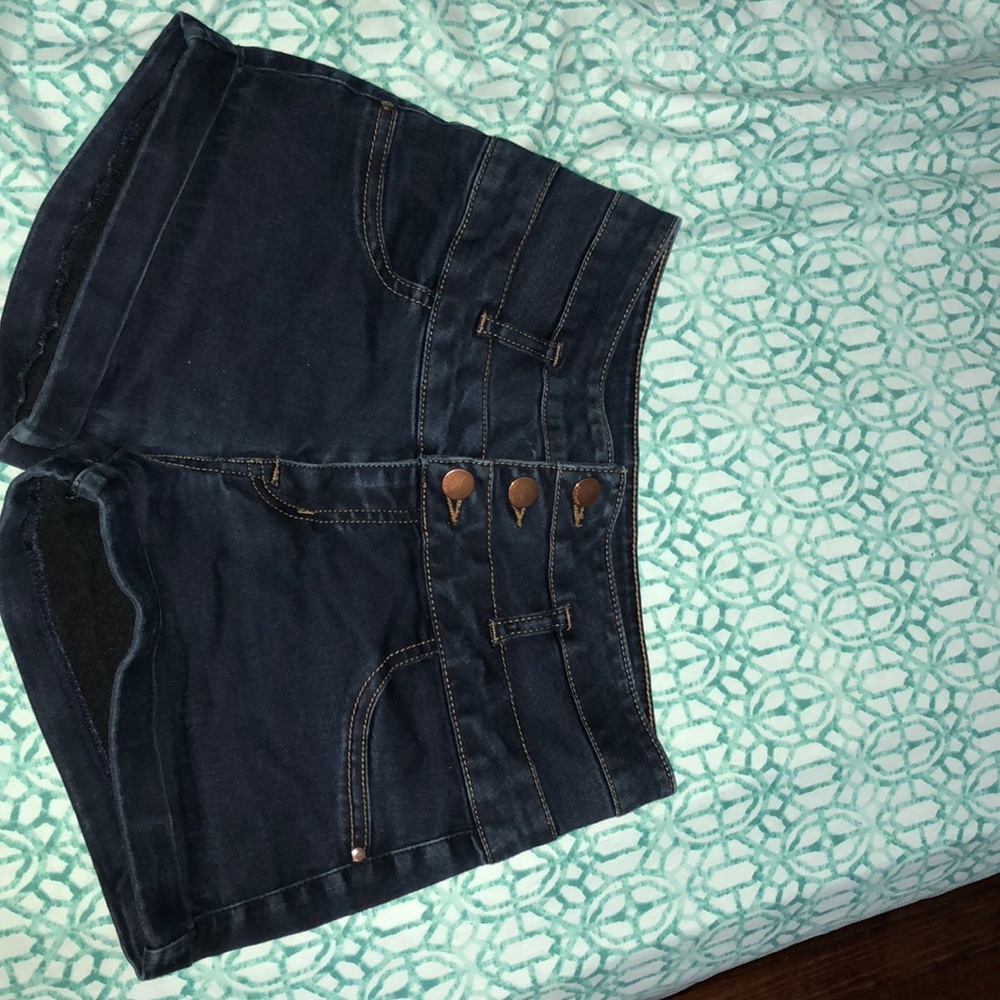 Denim shorts